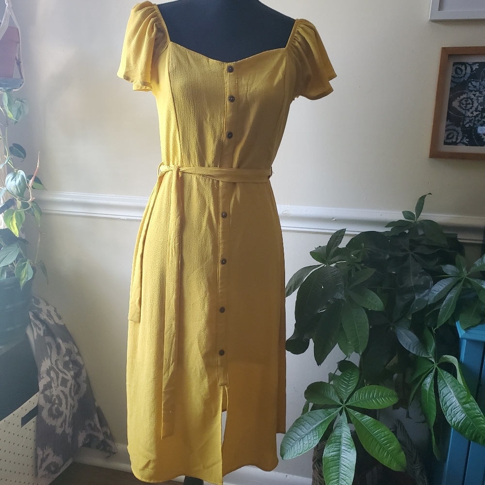 Yellow dress